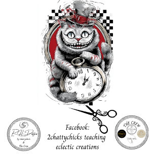 Papel De Seda Ilustración de reloj de bolsillo de gato de fantas