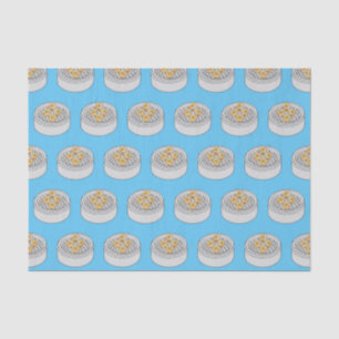 Papel De Seda Ilustracion de Shumai dim sum personalizado
