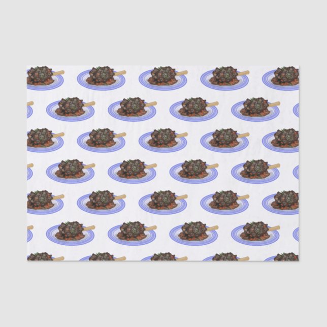 Papel De Seda Ilustracion del personalizado del costillar de cor (Anverso)