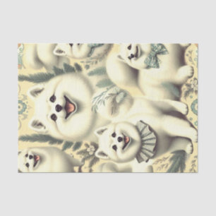 Papel De Seda Ilustracion esquimal retro americano