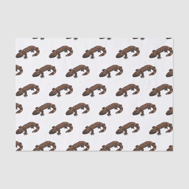 Papel De Seda Ilustracion monstruo personalizado Gila (Anverso)