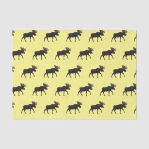 Papel De Seda Ilustracion Moose personalizado