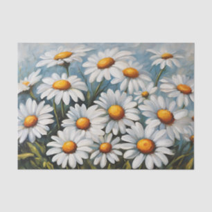 Papel De Seda Ilustracion natural floral de Daisy Flowers