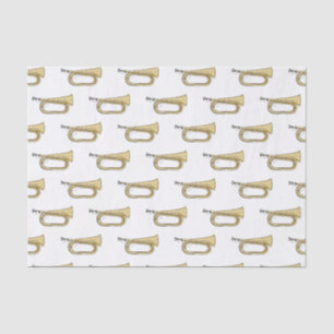 Papel De Seda Ilustracion personalizado Bugle