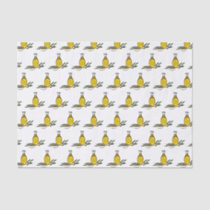 Papel De Seda Ilustracion personalizado de aceite de oliva