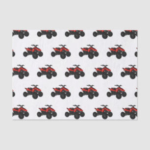 Papel De Seda Ilustracion personalizado de atv de cuatro bicicle