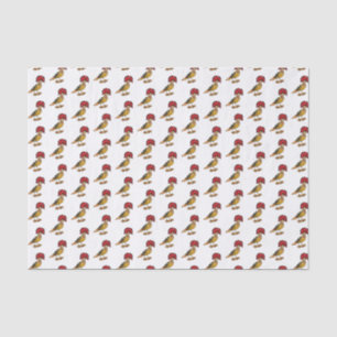 Papel De Seda Ilustracion personalizado de aves Royal flycatcher