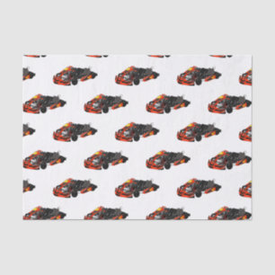 Papel De Seda Ilustracion personalizado de carreras de Kart