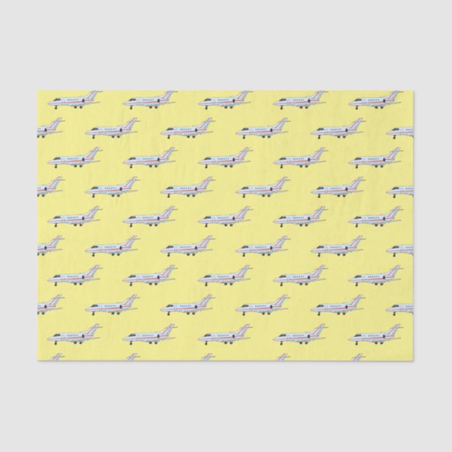 Papel De Seda Ilustracion personalizado de chorro privado (Anverso)