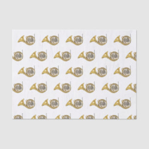 Papel De Seda Ilustracion personalizado de cuerno francés
