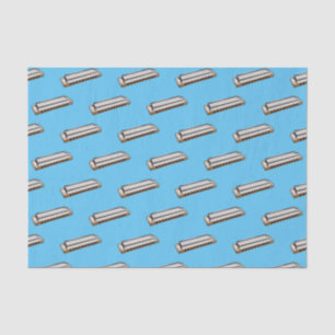 Papel De Seda Ilustracion personalizado de Harmonica