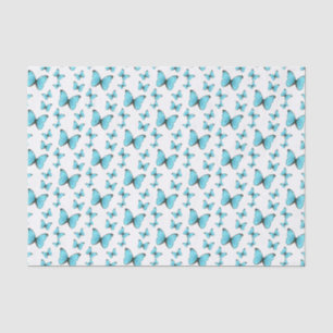 Papel De Seda Ilustracion personalizado de mariposas morfo