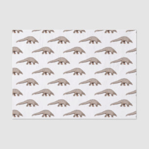 Papel De Seda Ilustracion personalizado de Pangolin