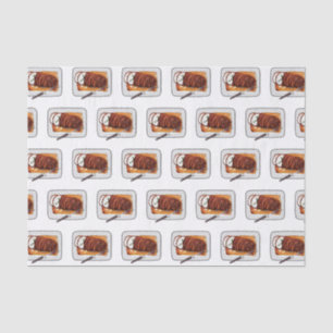 Papel De Seda Ilustracion personalizado de pavo asado