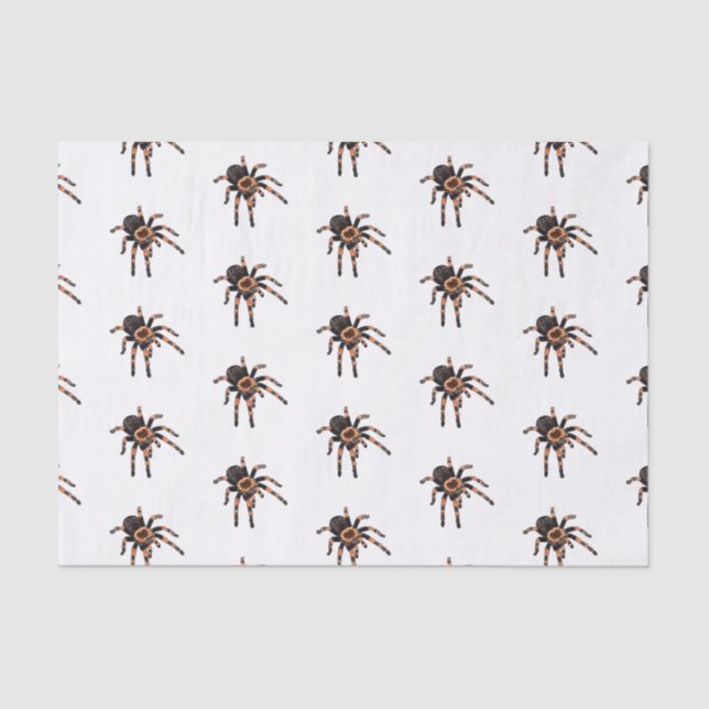 Papel De Seda Ilustracion personalizado de Tarantula (Anverso)