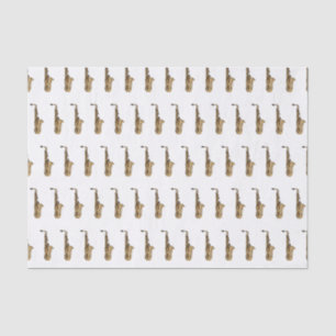 Papel De Seda Ilustracion personalizado saxofón