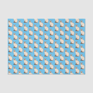 Papel De Seda Ilustracion personalizado siamés