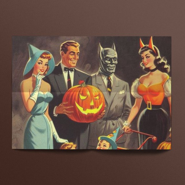 Papel De Seda Ilustracion Vintage Halloween (Subido por el creador)