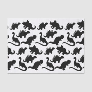 Papel De Seda Ilustraciones de dinosaurios de niños lindos
