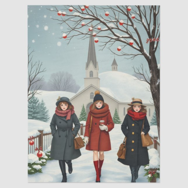 Papel De Seda Ilustraciones de época (Anverso)