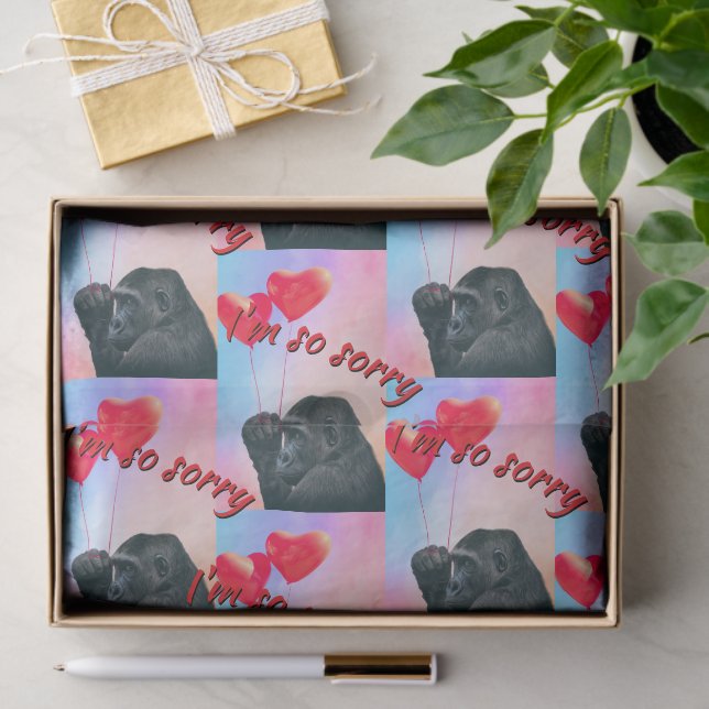 Papel De Seda "I'm so sorry" (Regalo )