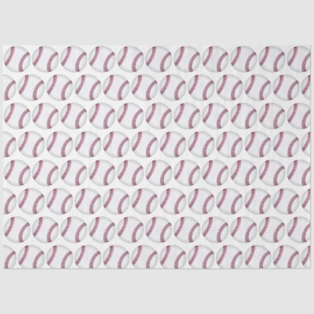 Papel De Seda Imagen de béisbol (Anverso)