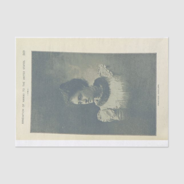 Papel De Seda Imagen vintage Desconexión Princesa (Anverso)