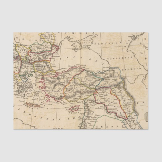 Papel De Seda Imperio otomano (Anverso)