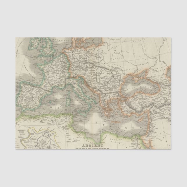 Papel De Seda Imperio romano antiguo (Anverso)