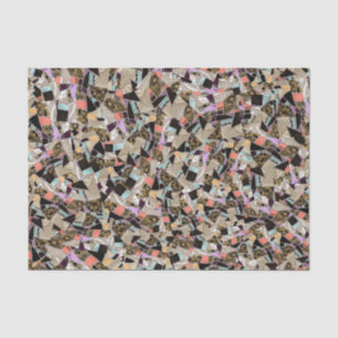 Papel De Seda Impresión abstracta de geometría mística