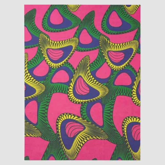 Papel De Seda Impresión africana (Anverso)