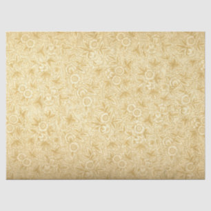 Papel De Seda Impresión amarilla antigua hermosa del estampado