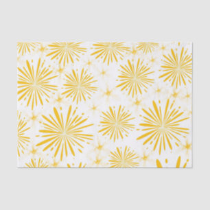 Papel De Seda Impresión amarilla brillante