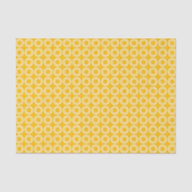 Papel De Seda Impresión amarilla brillante (Anverso)