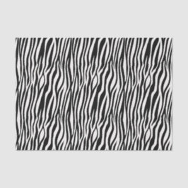 Papel De Seda Impresión animal Black White Zebra