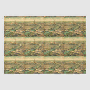 Papel De Seda Impresión antigua vintage de París