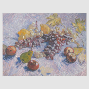Papel De Seda Impresión artística de uvas y manzanas de Van Gogh