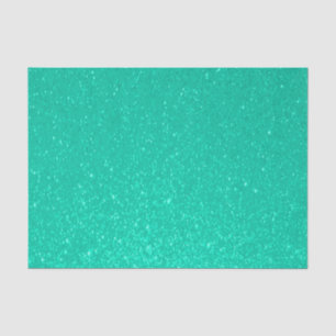 Papel De Seda Impresión azul verde azulada suave del purpurina