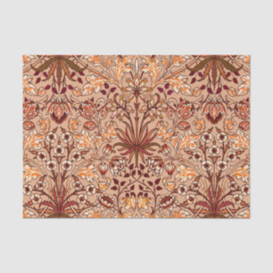 Papel De Seda Impresión, Brown y beige del jacinto de William