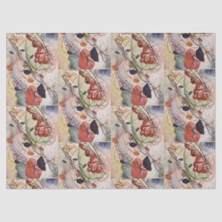 Papel De Seda Impresión de acuarela de Wassily Kandinsky Pintura