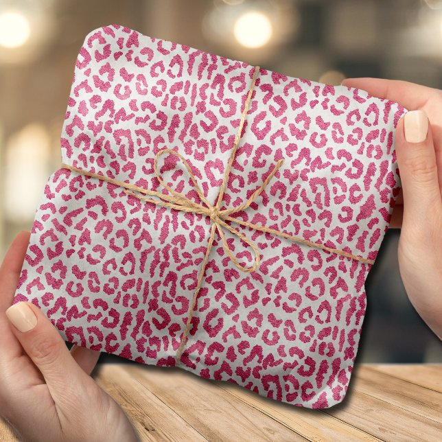 Papel De Seda Impresión de animales de leopardo rosa exótico (Subido por el creador)