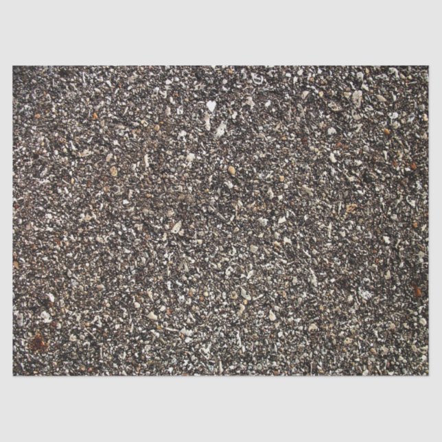 Papel De Seda Impresión de asfalto negro (Anverso)