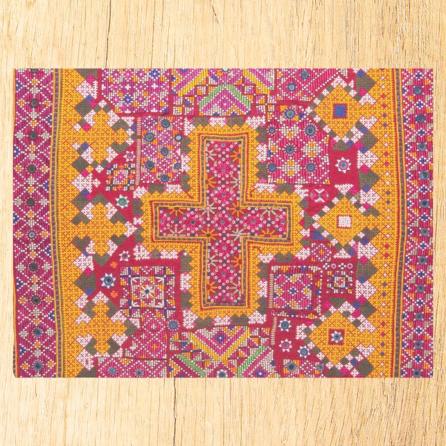 Papel De Seda Impresión de bordado colorido indio (Subido por el creador)