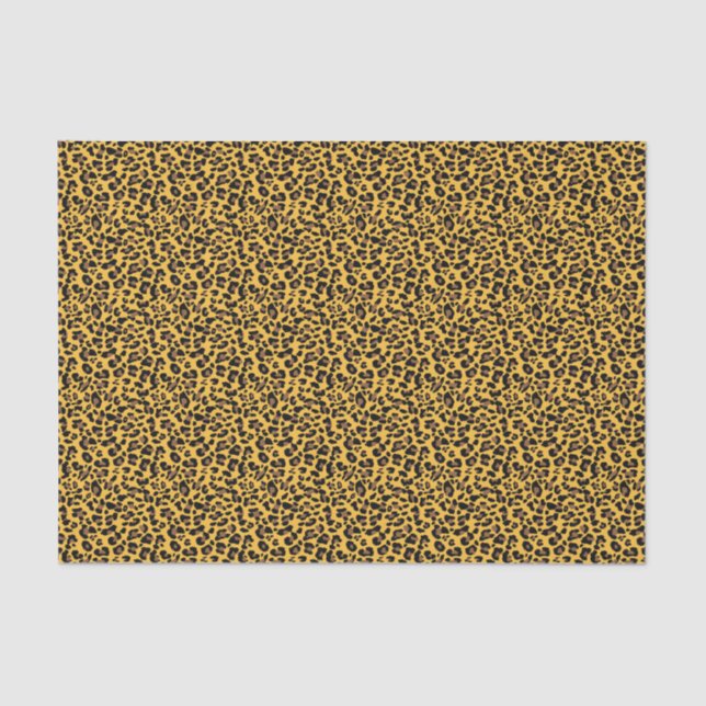 Papel De Seda Impresión de Cheeta (Anverso)