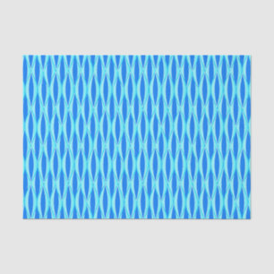 Papel De Seda Impresión de cinta de medio siglo - tonos azules