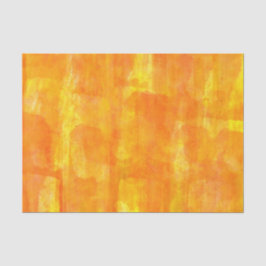 Papel De Seda Impresión de color de agua en todo el naranja