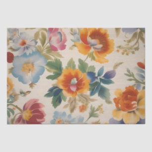 Papel De Seda Impresión de Flor Italiana Decoupage /