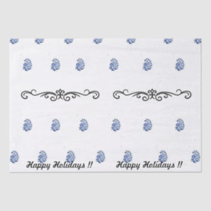 Papel De Seda Impresión de flores minimalistas modernas