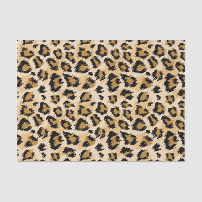 Papel De Seda Impresión de Guepardo (Anverso)