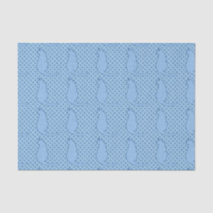 Papel De Seda Impresión de kimono azul para gato japonés